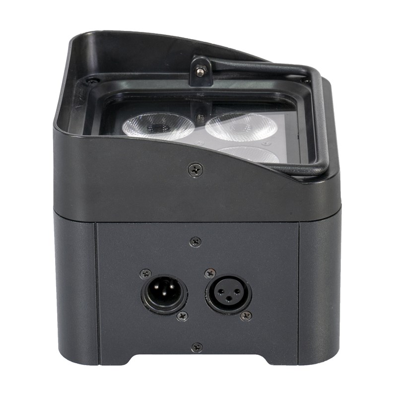 Projecteur PAR compact RGBA 16W - connectiques