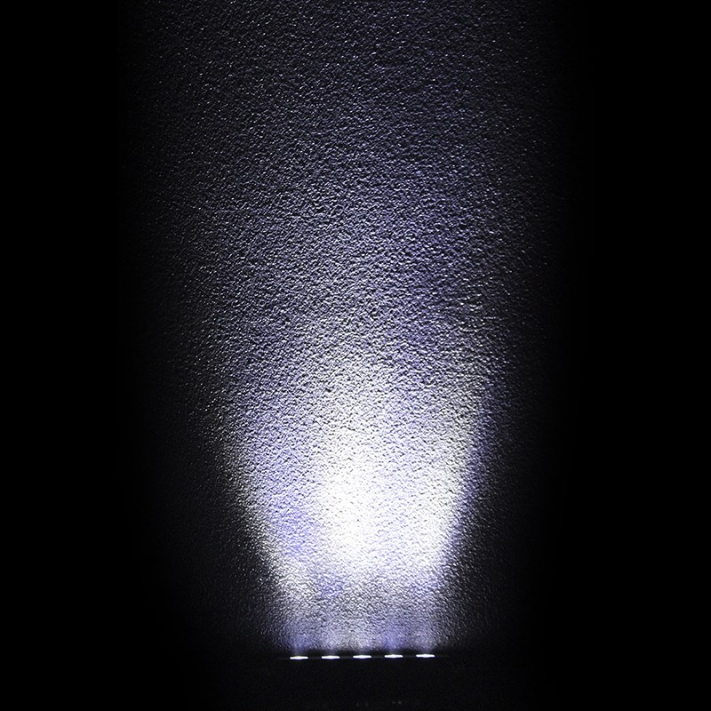 Barre LED ultra-compacte - RGBW 5 x 8W - Noir anniversaire