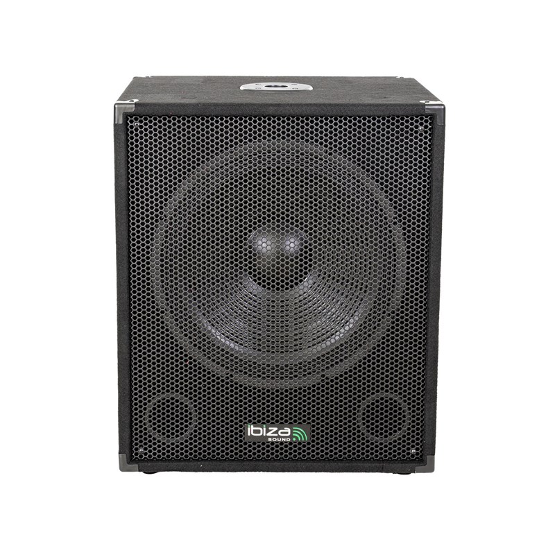 Caisson de basses actif Ibiza Sound SUB15A de 800W face