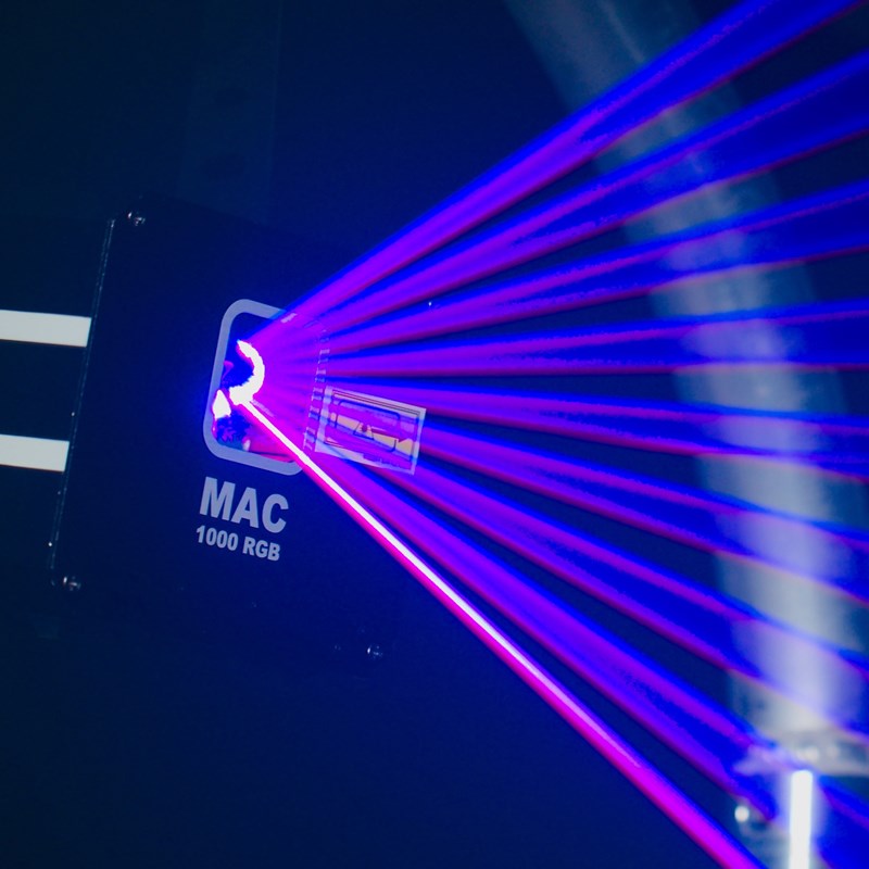 Laser RGB Class 4 - 300/80/1000mW - ILDA & Scan événement