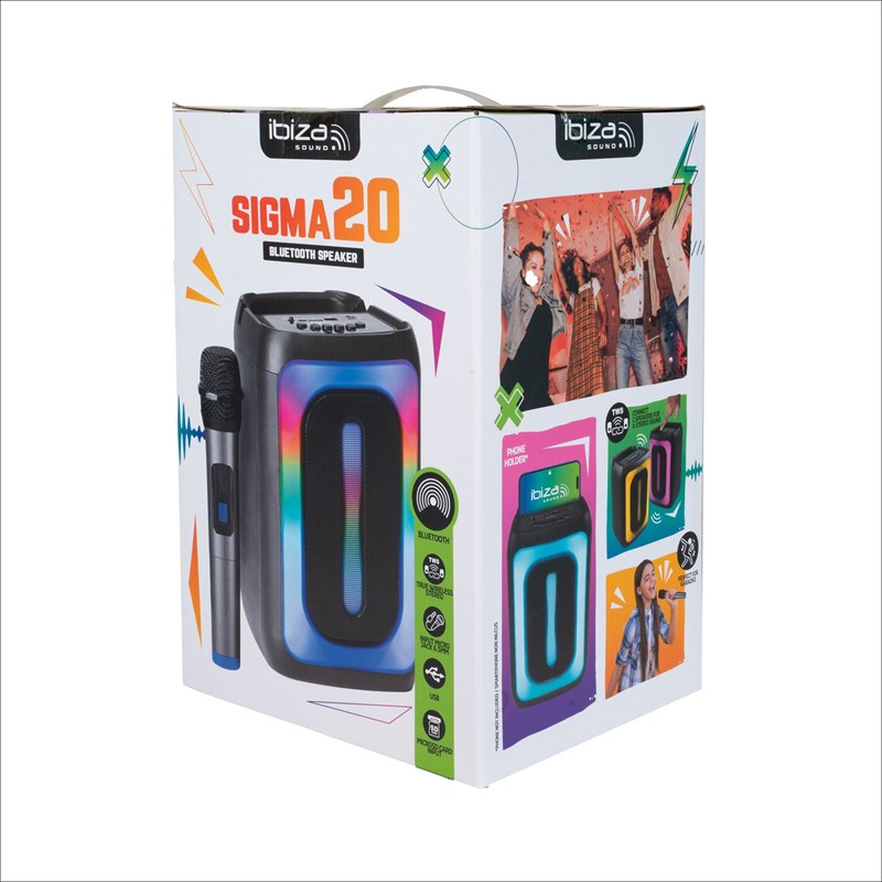 Enceinte portable Bluetooth 1 x 4" avec micro - carton