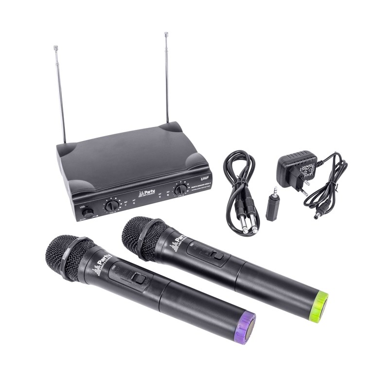 Système de micros UHF - 2 micros main VHF - 2 canaux