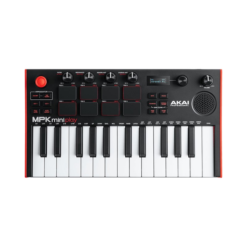 Clavier MIDI USB - 25 Mini Notes 8 Pads Écran OLED - touches