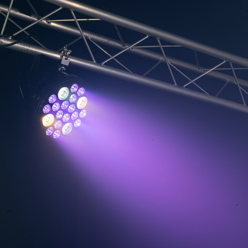 Projecteur PAR XXL 16x4W RGBW + 4x30W Blanc chaud/froid - BIGPAR-16RGBW4WWCW strobo