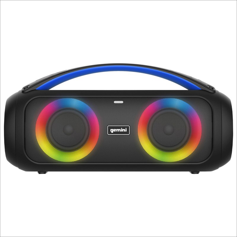 Enceinte portable 50 W Bluetooth LED - face