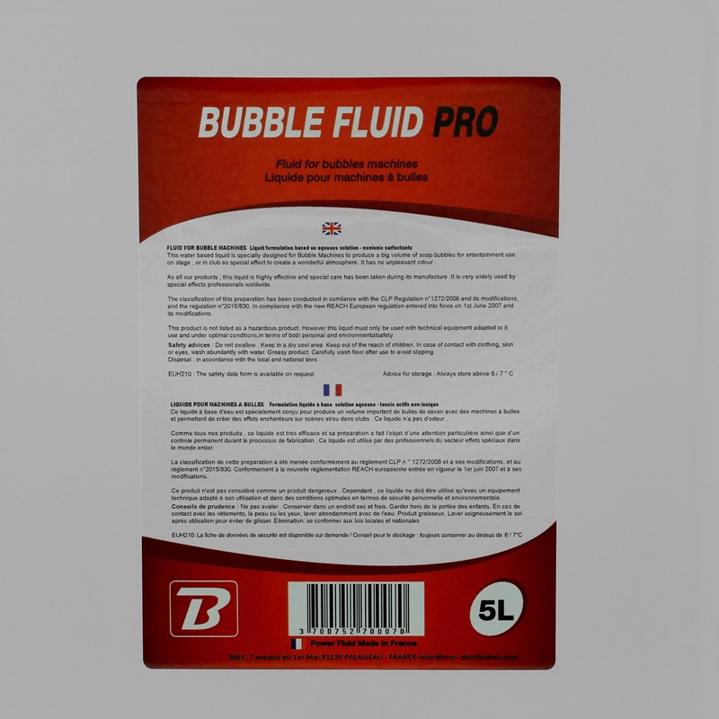 Liquide à bulles - 5L animation