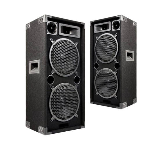 Enceinte sono colonne - 2 x 12"/30cm - 3 voies - 750W max