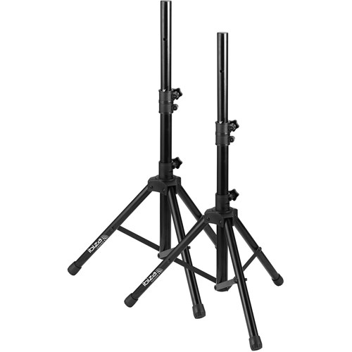 Paire de Supports Enceintes - Hauteur max 1,20m - Housse de Transport